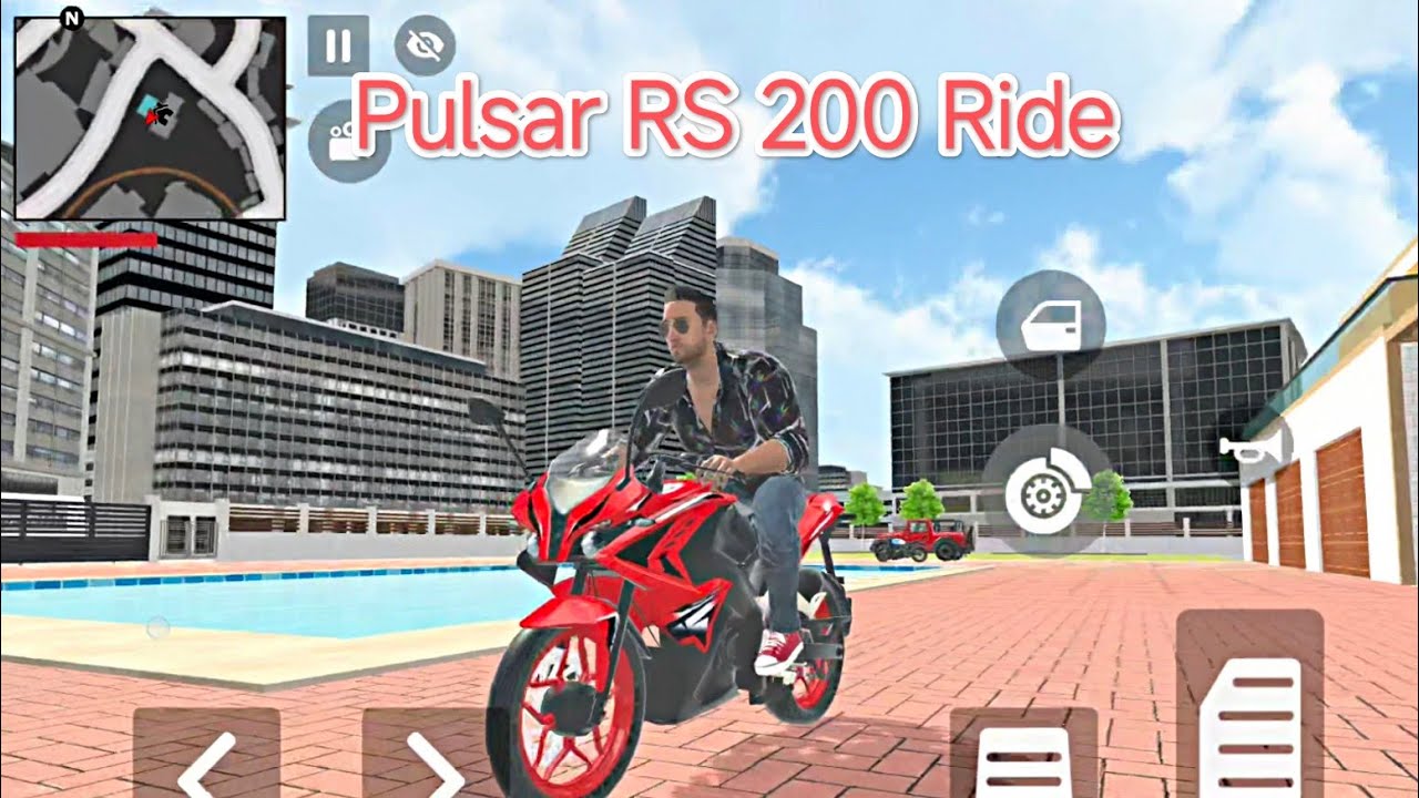 Indian GTA Game - Pulsar RS 200 Ride 