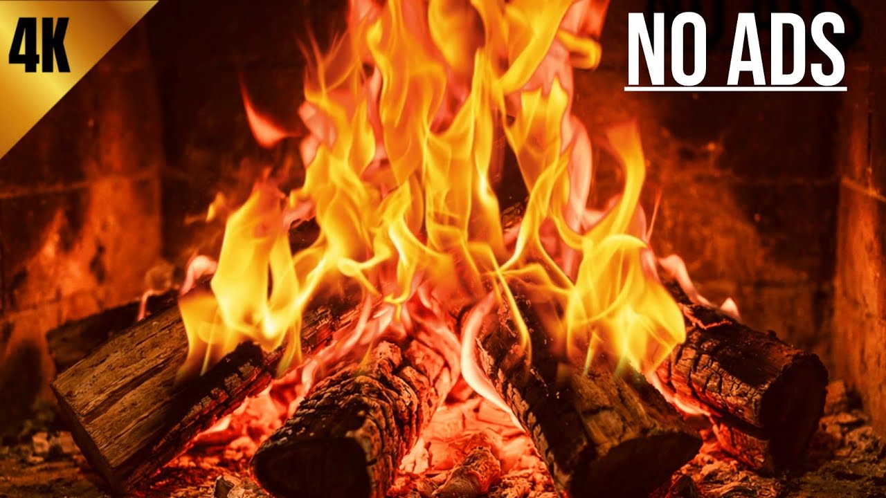 🔥 Fireplace with Crackling Sounds – 12 HOURS of Cozy Fireplace Ambience for Sleeping & Relaxing |