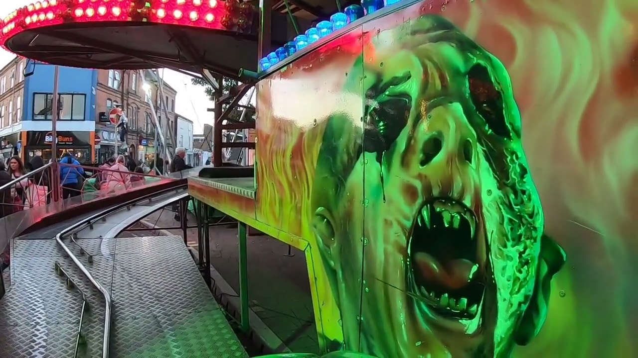 Ghost Train (Gareth Smith) - On Ride POV - Loughborough Fair 2023