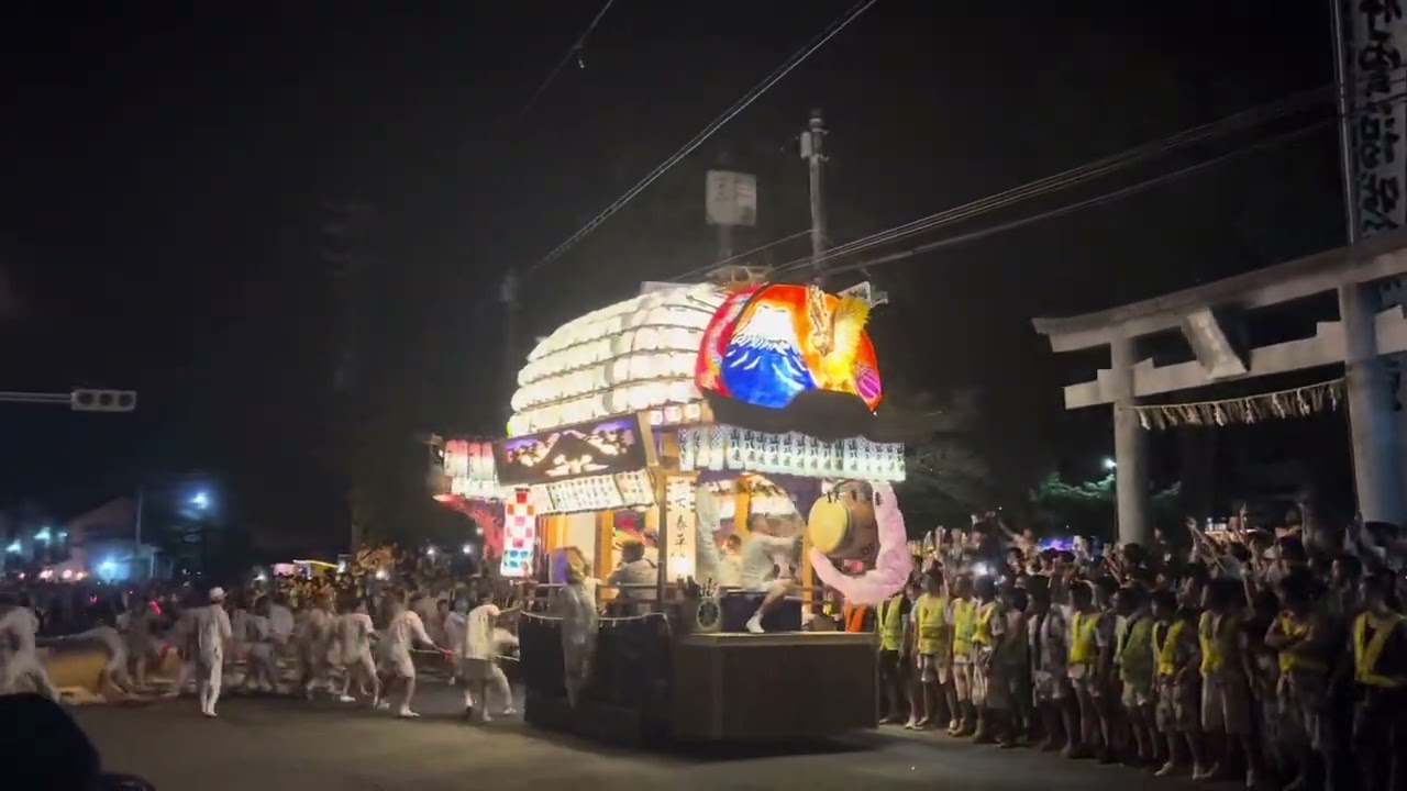 住吉神社祭典2023　中日　森下　山八　宮出