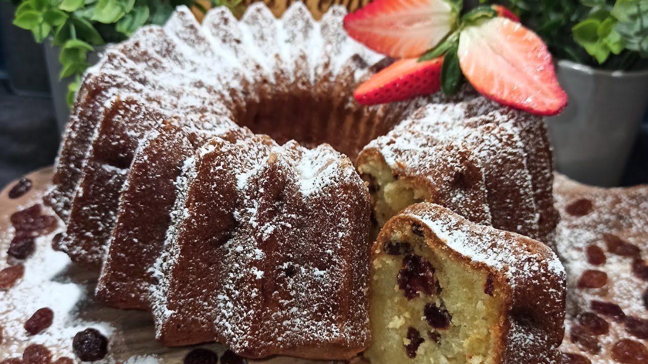 Cake aux raisins secs