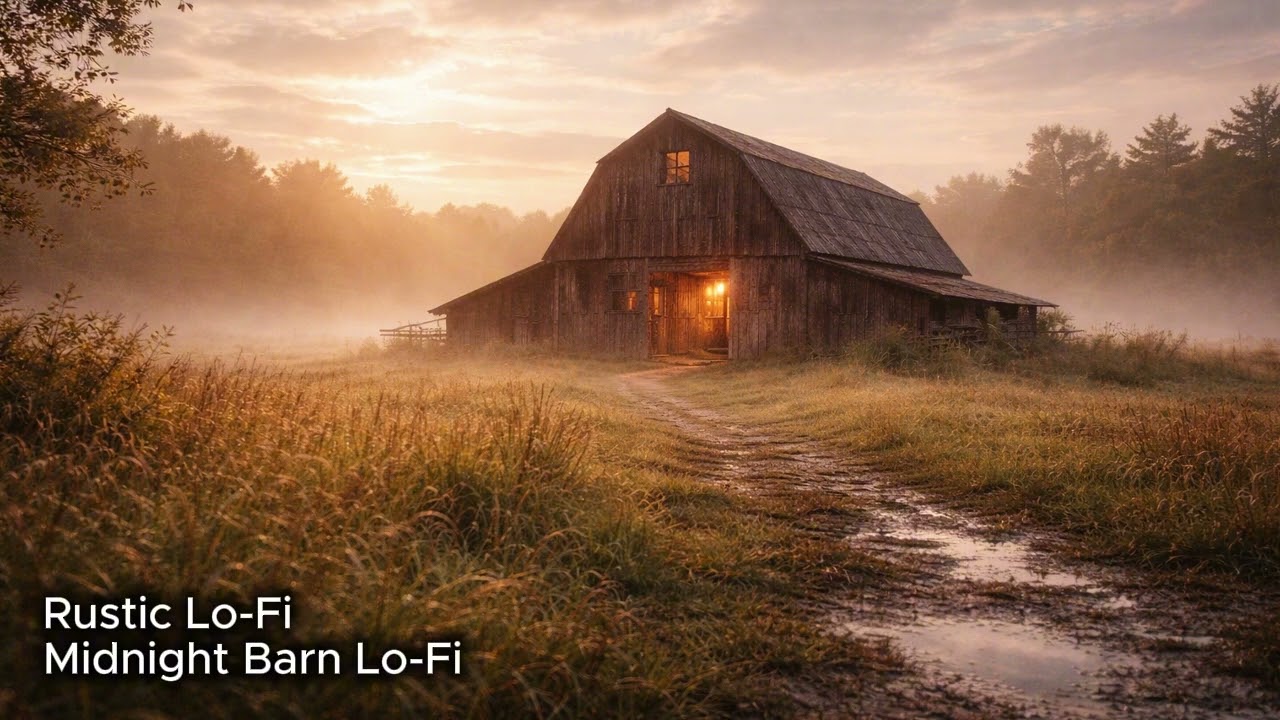 Golden Farm Night for Deep Focus & Calm Thinking 🌙 (2h 02m)