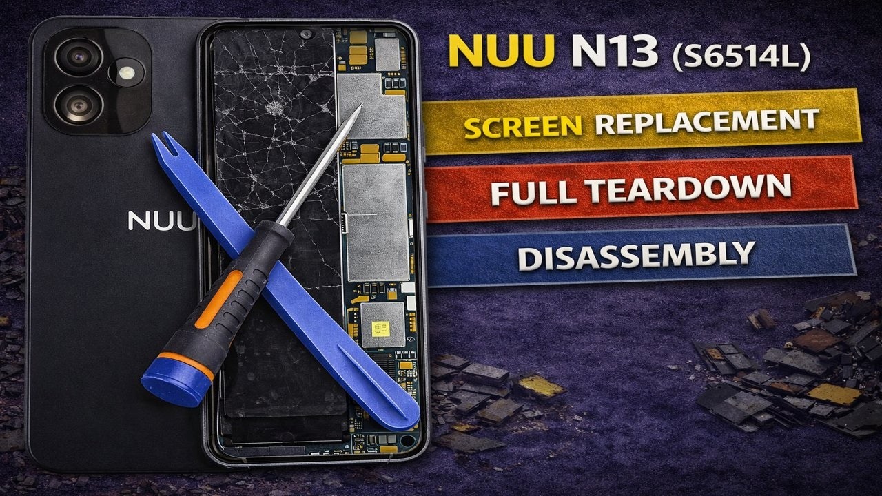 NUU N13 (S6514L) Teardown | Screen Replacement & Disassembly