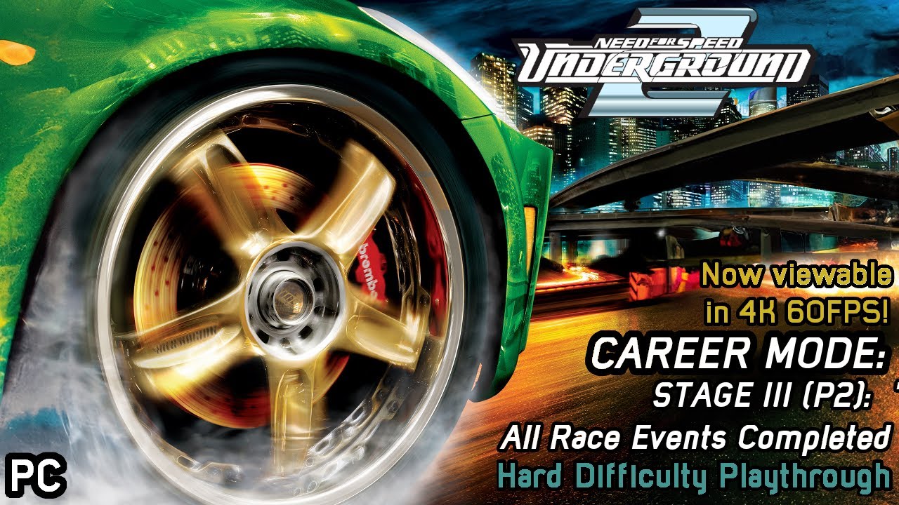 Need For Speed: Underground 2 - Career Mode: Stage 3 (Part 2): All Race Events (PC)