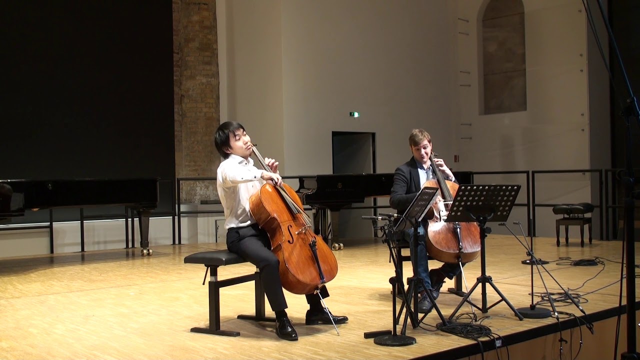 Luigi Boccherini: Sonata for cello and Bass continue G.4 | Haruma Sato & Andrei Ionita