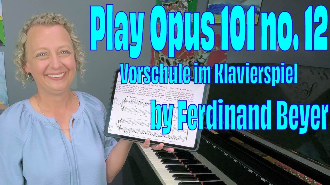 Vorschule im Klavierspiel, Opus 101 no 12 by Ferdinand Beyer | Beginner (Song 1)