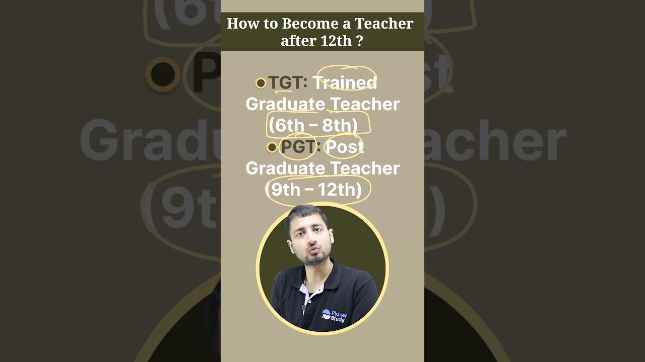 How To Become a Teacher After 12th?👩&zwj;🏫#shorts