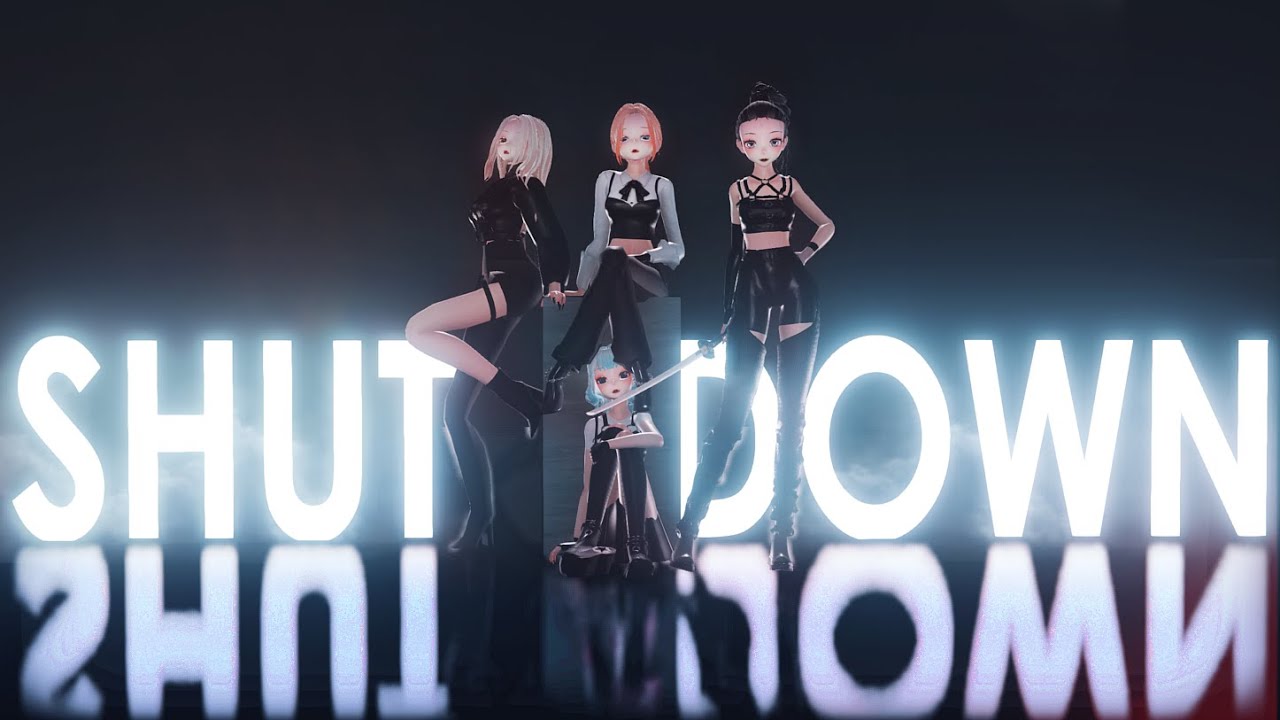 BLACKPINK - ‘Shut Down’【FULL 3D ANIMATION MV //ORIGINAL SCENES// MMD// DL LINKS】