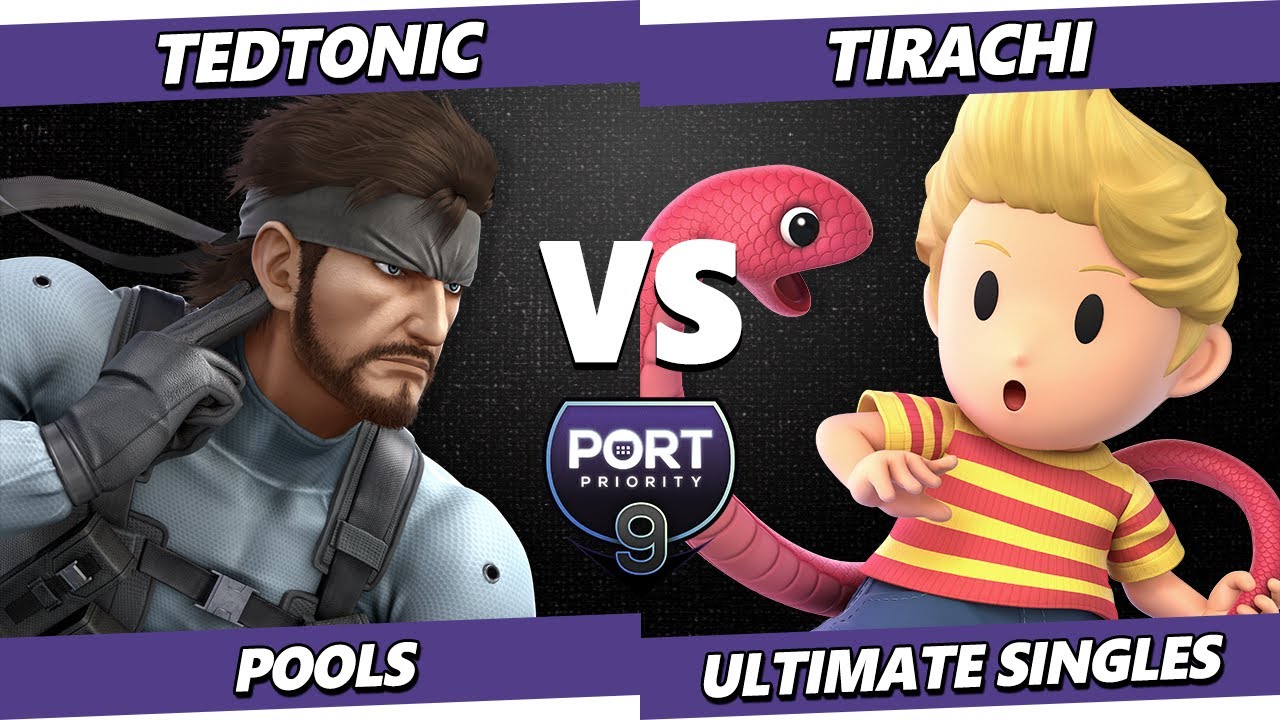Port Priority 9 - Tedtonic (Snake) Vs. Tirachi (Lucas) Smash Ultimate - SSBU
