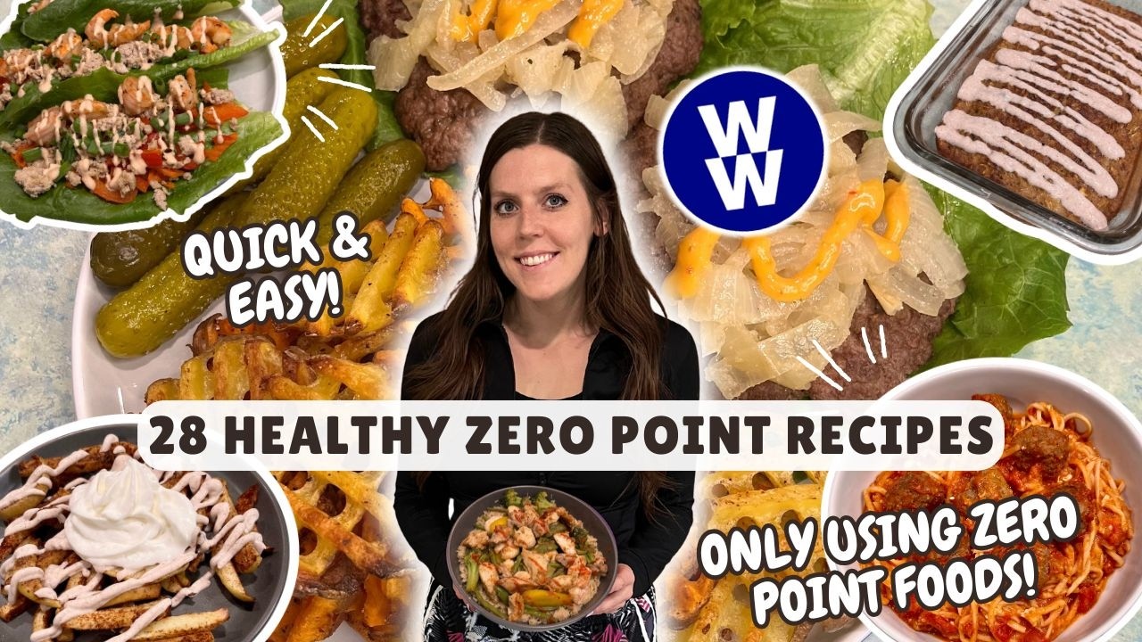 28 Healthy ZERO POINT ONLY Recipes That Helped Me Lose 70 lbs | Quick, Easy Recipes | WeightWatchers
