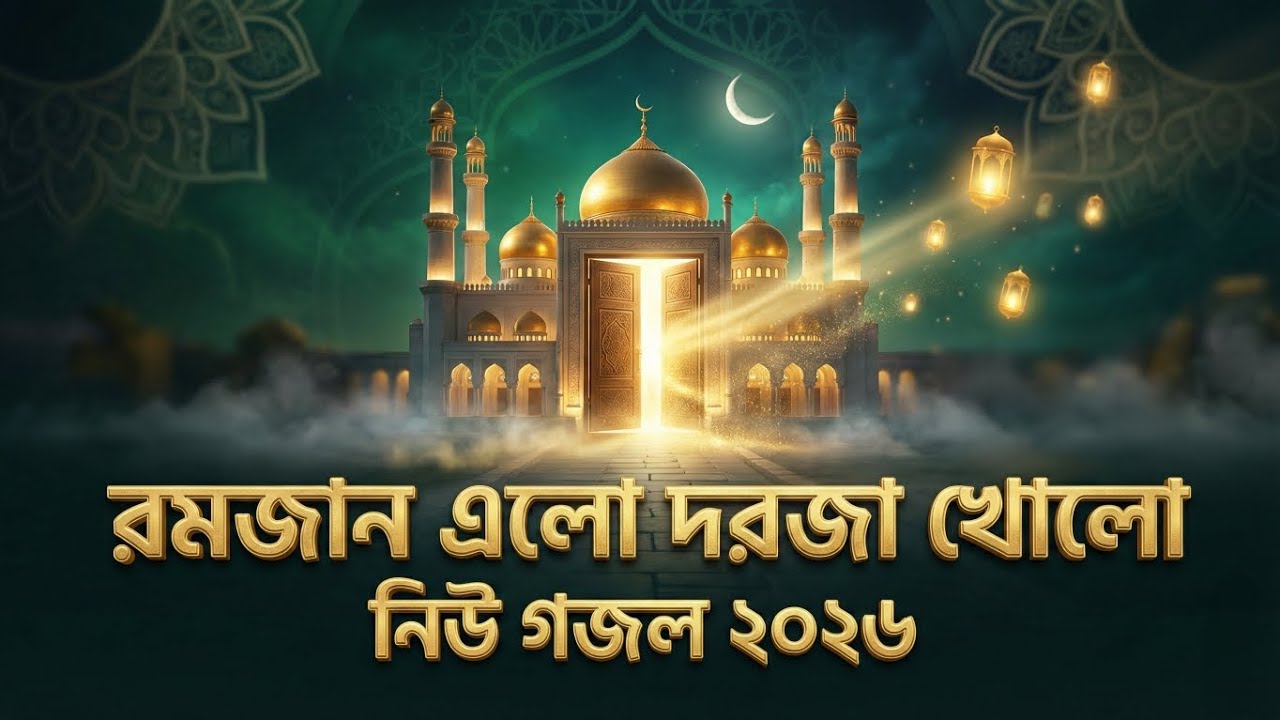 রমজান এলো দরজা খোলো | New Islamic Gojol 2026 | Ramadan Bangla Gojol #ramdan #গজল 