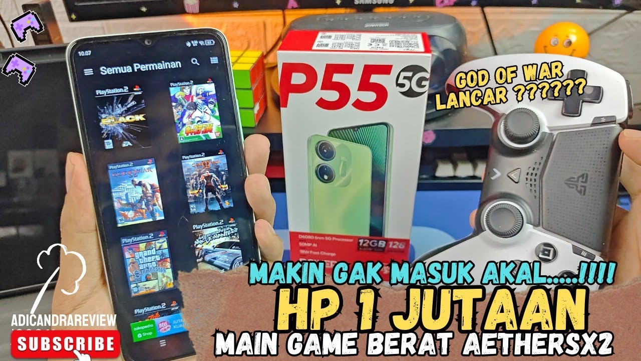Gak Masuk Akal..!!! Hp 1 Jutaan DiSiksa Game - Game Berat AetherSX2 | GOD OF WAR 2 Lancar???