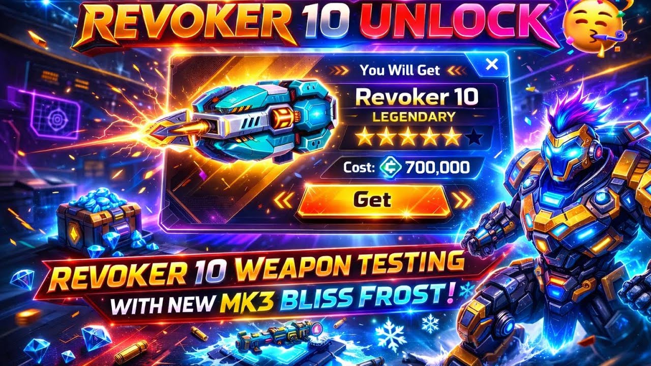 ⚡Epic Unlock! Revoker 10 Weapon Testing With Blizzfrost mech = Next Level Test 💣