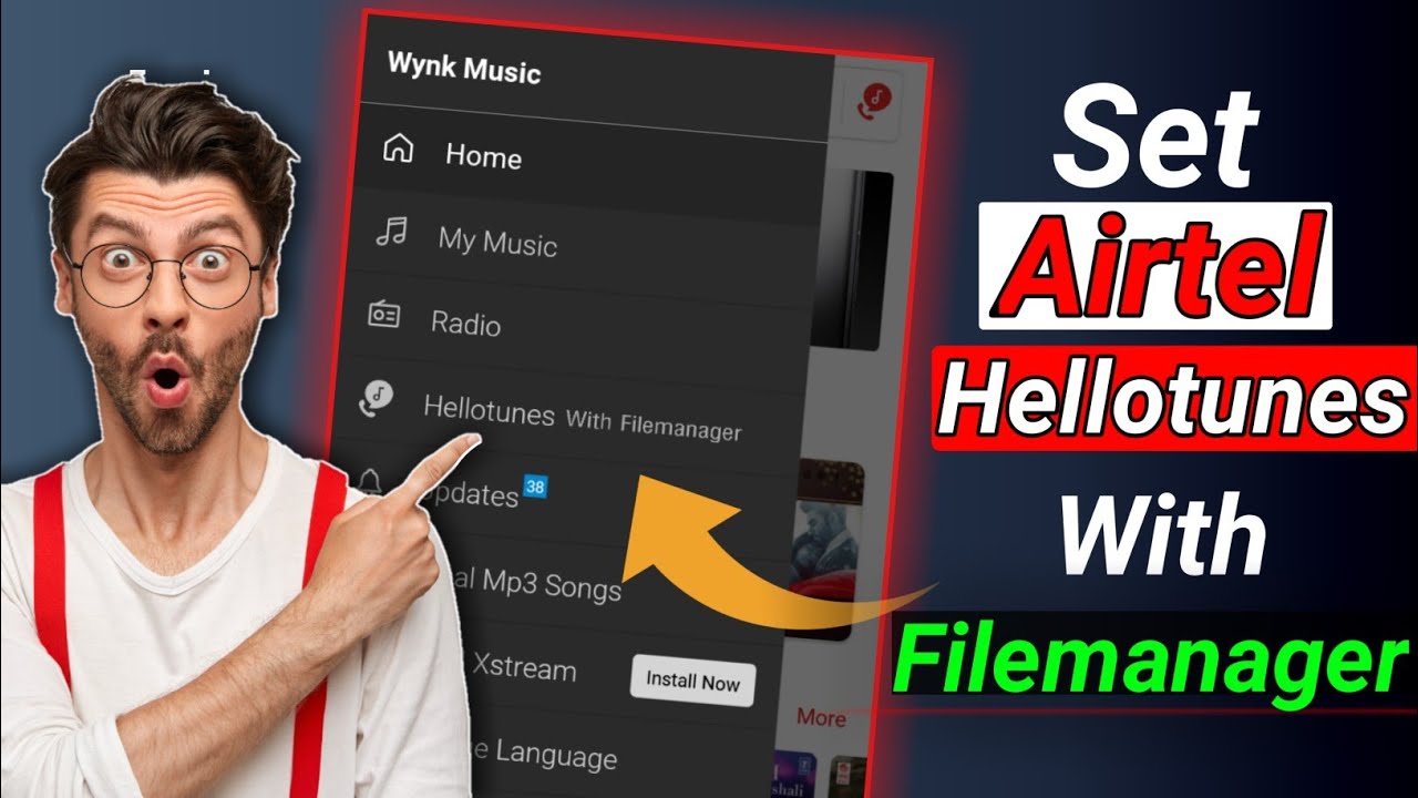 Airtel Sim Me Free Caller Tune Kaise Lagaye 2022 | How to Set Free Caller Tune In Airtel Sim | Wynk