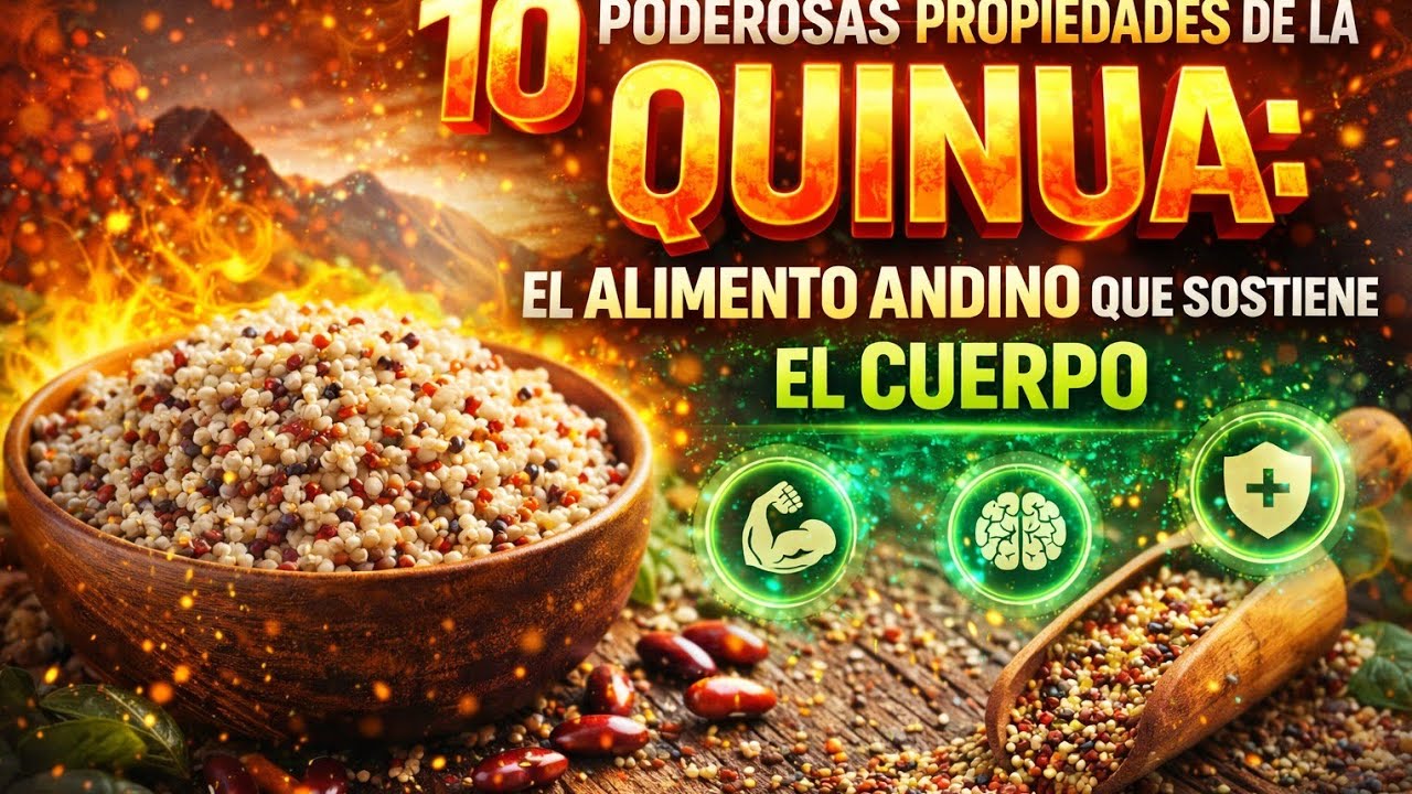 10 poderosas propiedades de la quinoa: el alimento andino que sostiene el cuerpo.#Quinoa