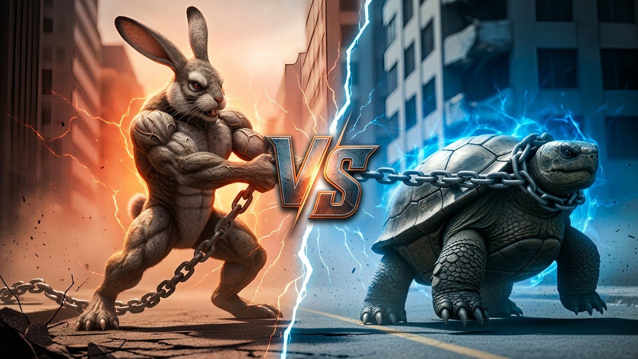 TitanoRabbit vs Titanotortoise – Battle for the City
