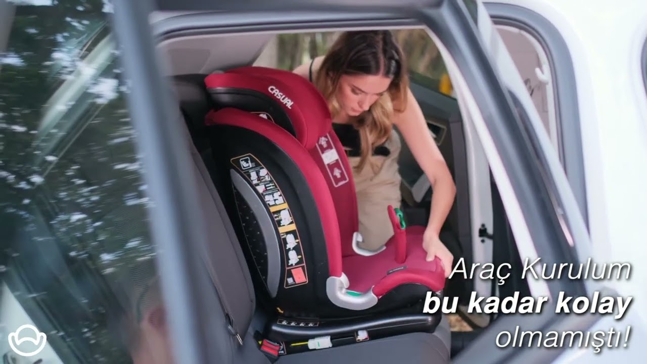 Casual Classfix Pro Oto Koltuğu (15-36 kg) Ara&ccedil; Kurulum Videosu
