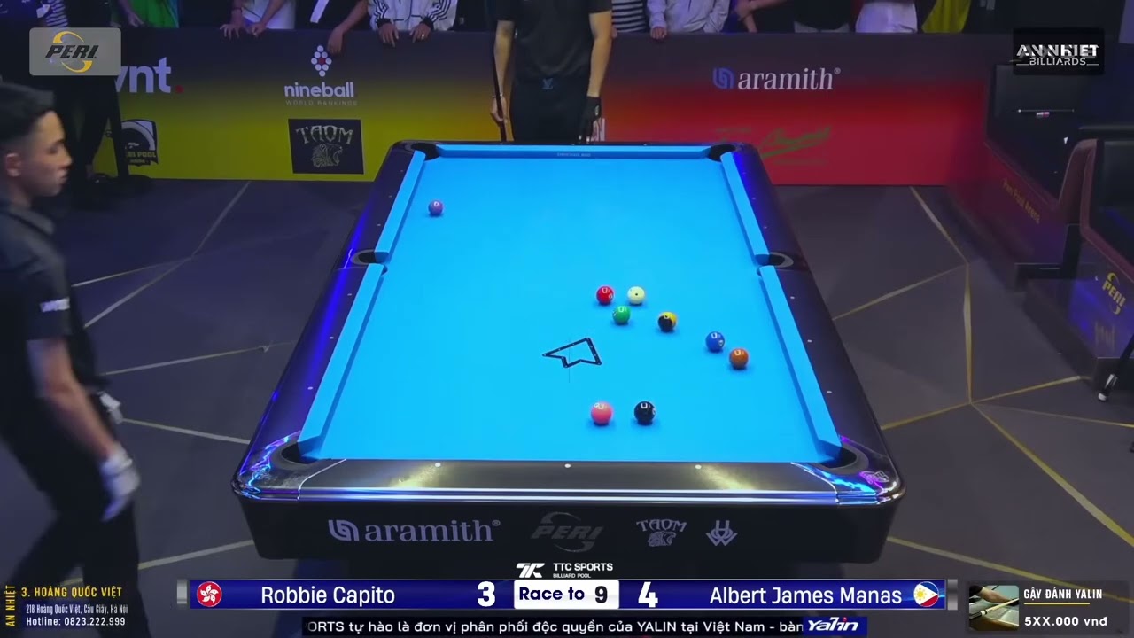 HIGHLIGHT ROBBIE CAPITO vs AJ MANAS | WINNER QUALIFICATION - DAY 2 | PERI 9-BALL OPEN 2025