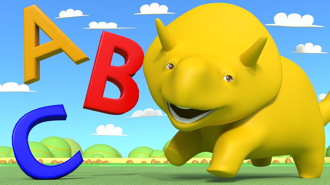 Lerne mit Dino - Dino lernt das ABC - Dino dem Dinosaurier 👶 Lehrreiche Cartoons für Kinder