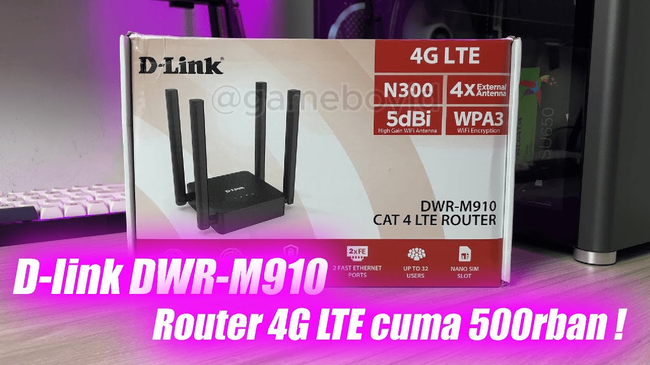 Router 4G LTE Terjangkau ! - Review Dlink DWR M910