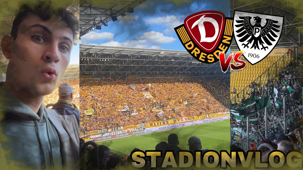 28.000 FANS IN 3. LIGA! DRESDEN IN RICHTUNG LIGA 2?! DYNAMO DRESDEN - PREUSSEN MÜNSTER STADIONVLOG