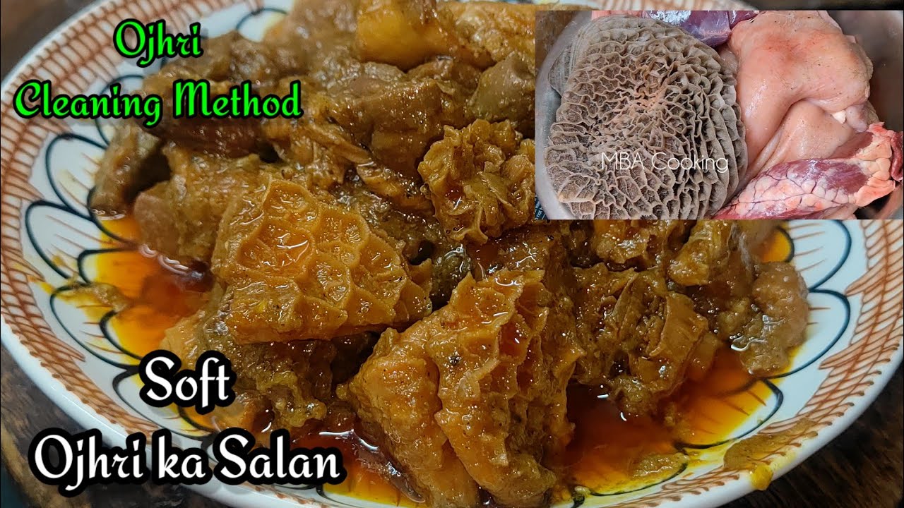 Ojhri Clean Karne Ka Tarika & Chusta Butt Kaleji Ojhri Recipe 🔥 | Boti Ka Salan | MBA Cooking