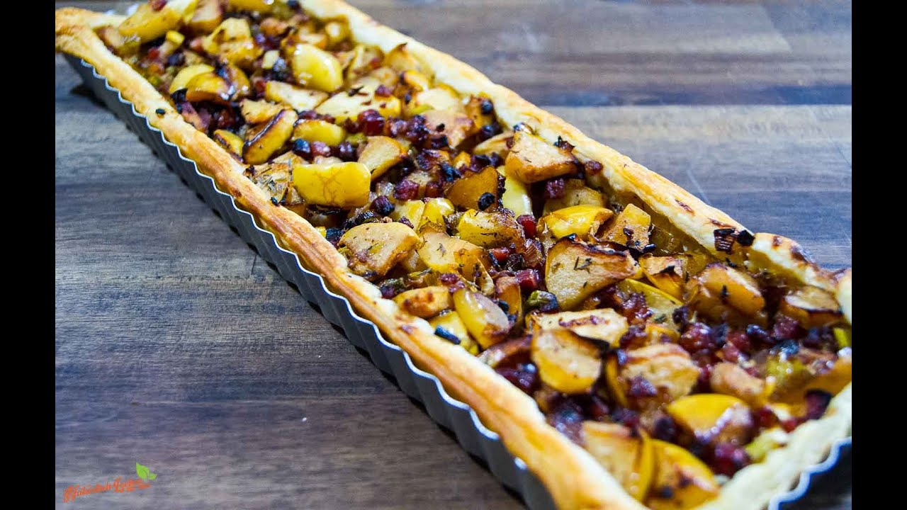 Apfel Speck Tarte - Rezept und Anleitung - Natürlich Lecker