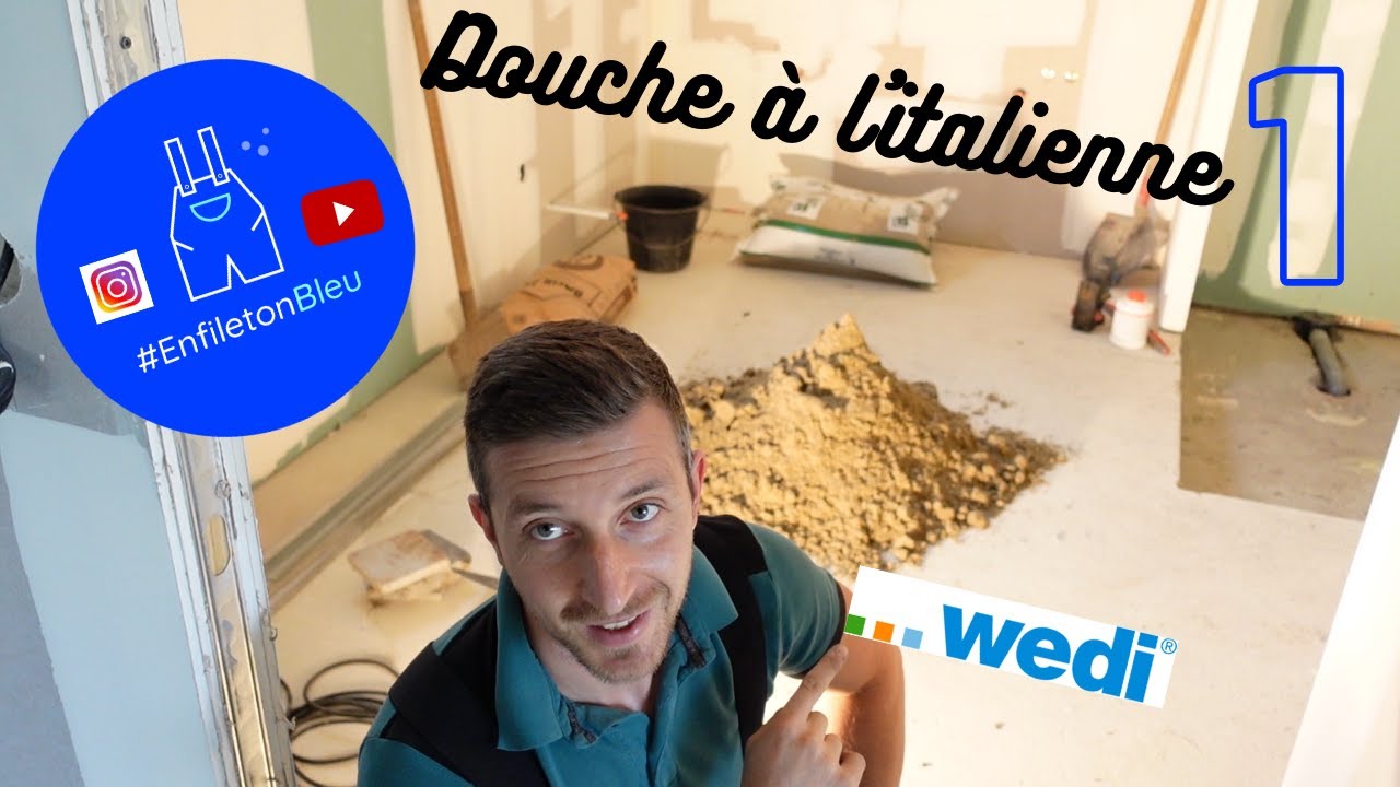Douche à l'italienne