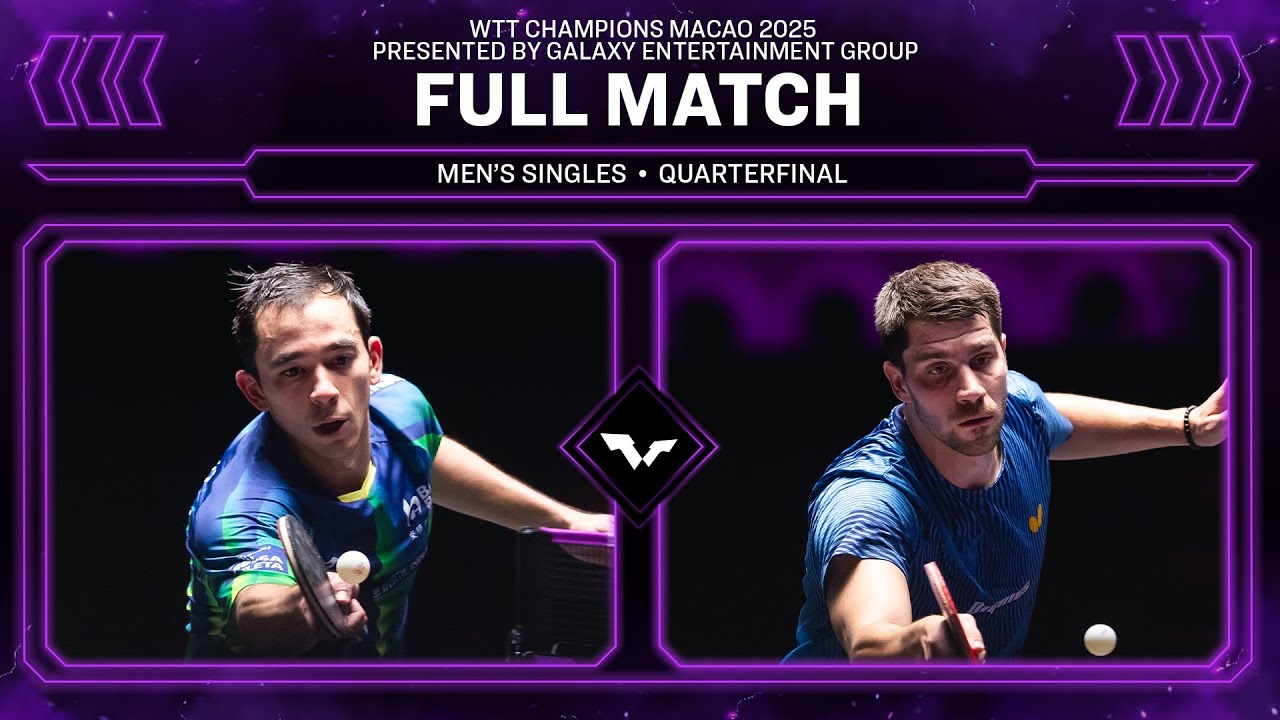 FULL MATCH | Hugo Calderano vs Patrick Franziska | MS QF | #WTTMacao 2025