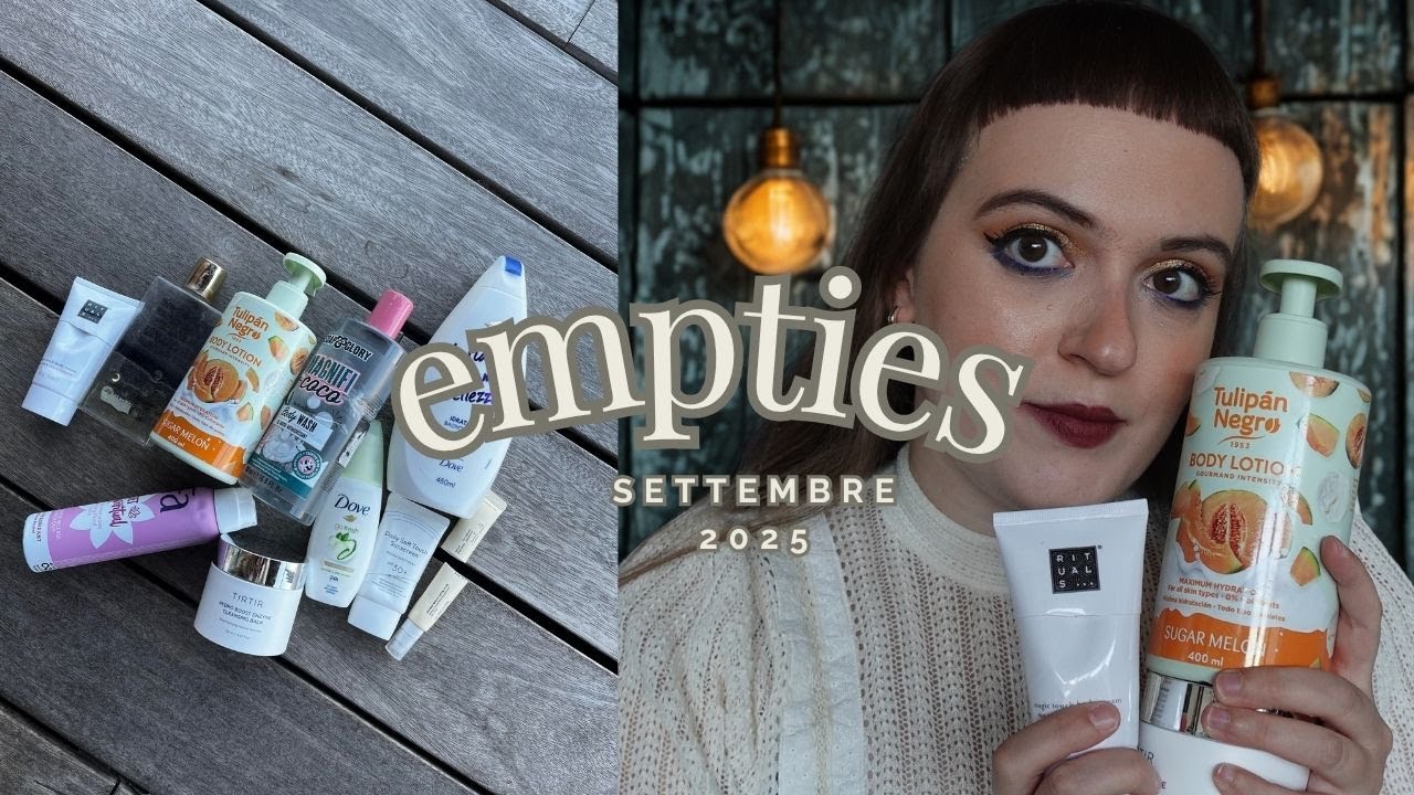 I (pochi) finiti di settembre 2025 | bodycare igiene skincare capelli| #empties