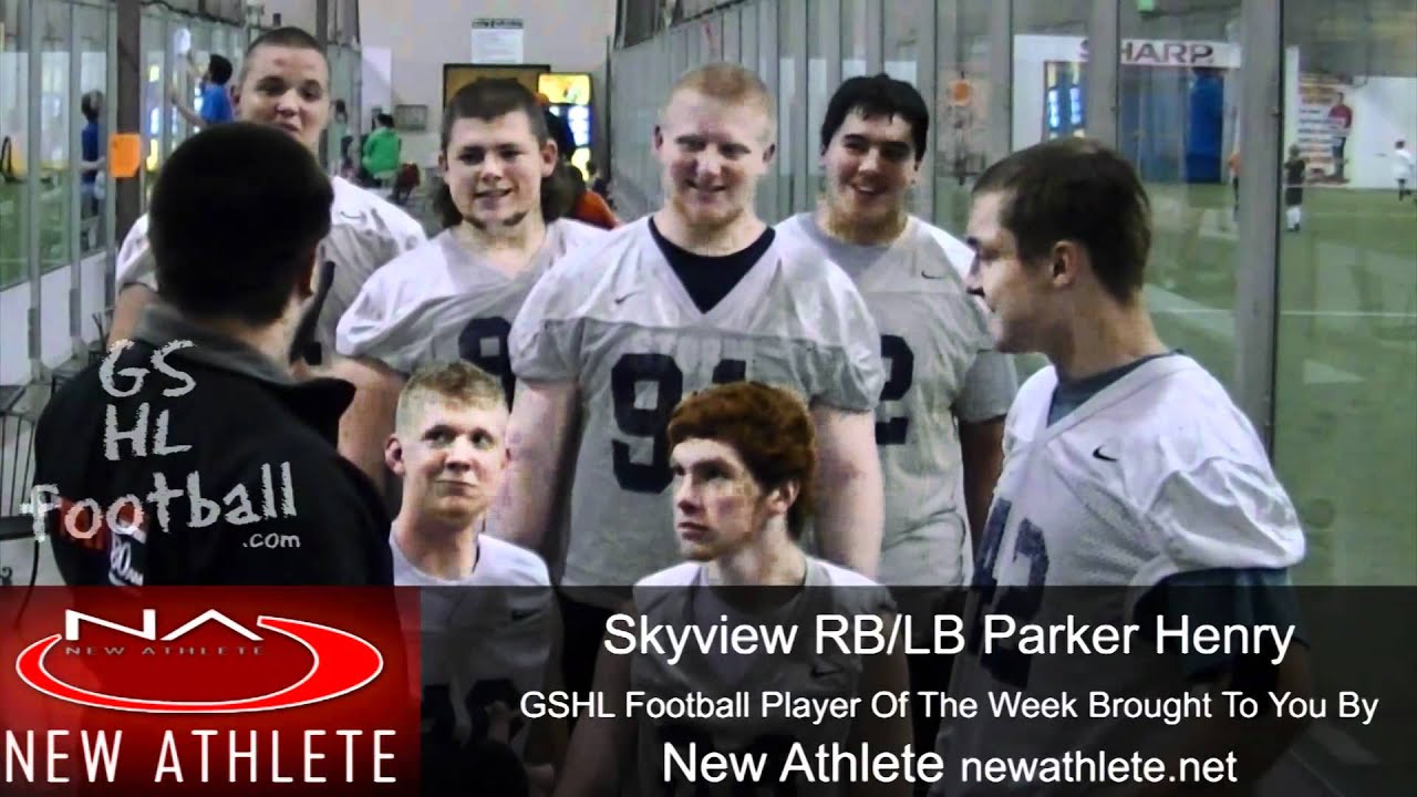 Skyview RB/LB Parker Henry - Week 12 GSHL Football New Athlete Player Of The Week