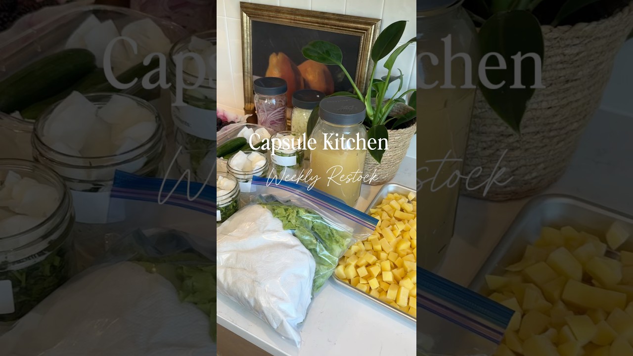 Пополняю запасы на кухне, как в шкафу &mdash; готовлю по принципу капсульной еды #mealprep