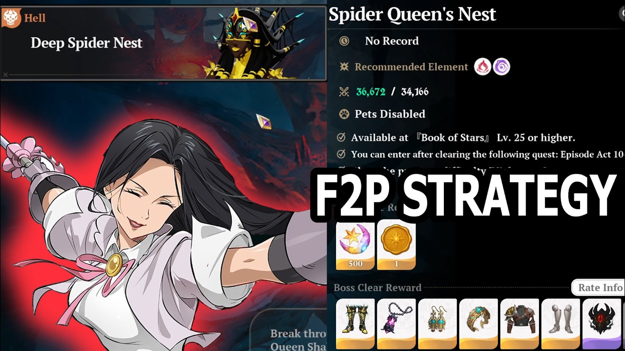 The Deep Spider Nest Hell | 7DS: Origin