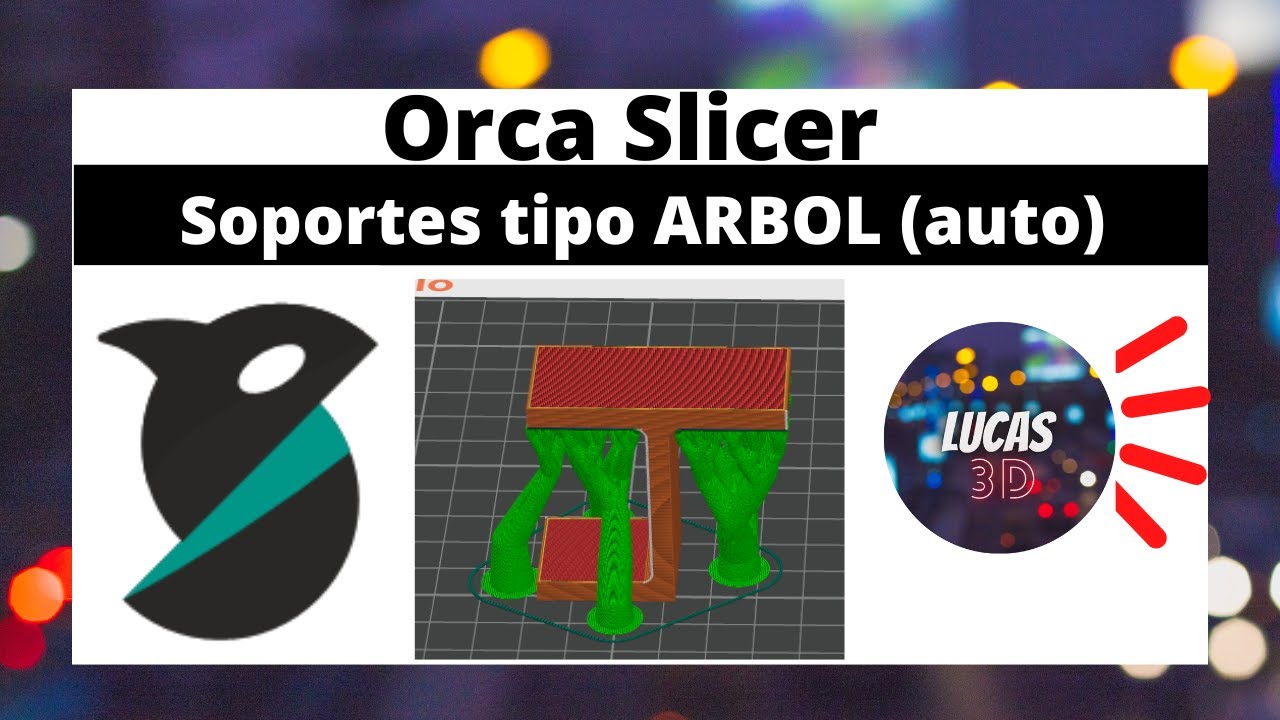🌳Orca Slicer - soportes tipo ARBOL (auto)  🌳 #impresión3d #orcaslicer