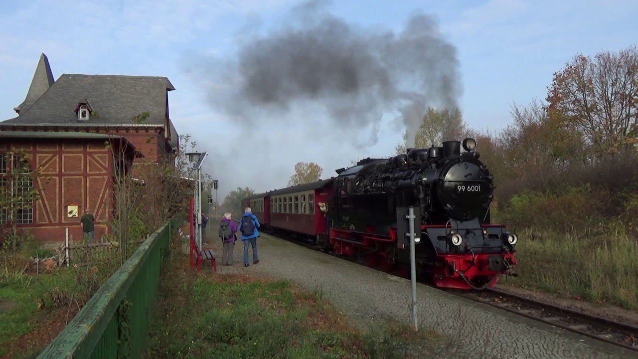 HSB 🇩🇪-Selketalbahn-Bahnhof Bad Suderode...