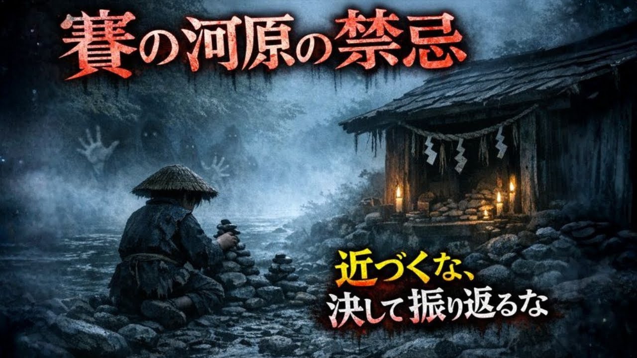 【怪談】冥川と賽の河原の禁忌 〜聞こえる声に返してはならぬ〜