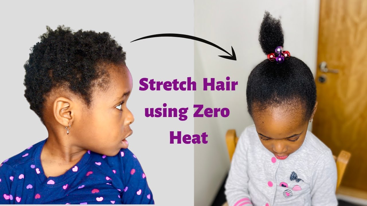 Zero Heat Used..Stretch Your 4C Hair With Zero Heat. Amazing Result