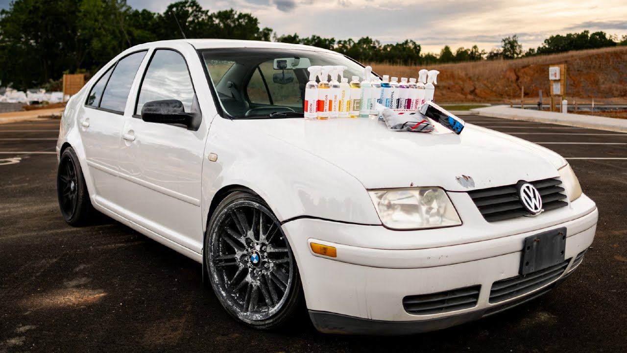 Полная детализация моей заброшенной Jetta MK4