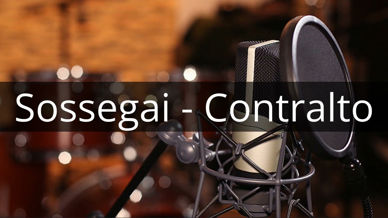 Sossegai - Contralto