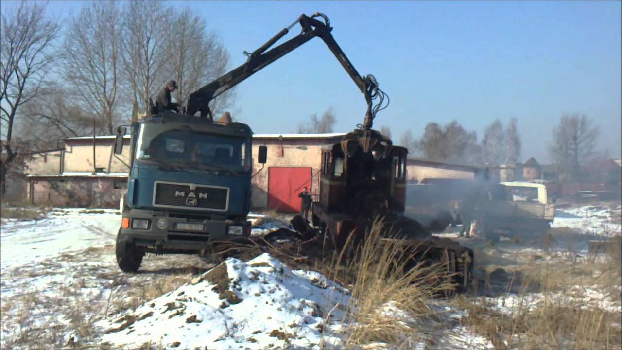 Złomowanie lokomotywy Lxd2
