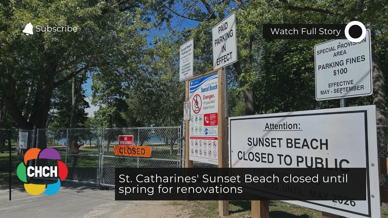 St. Catharines’ Sunset Beach closed until spring for renovations