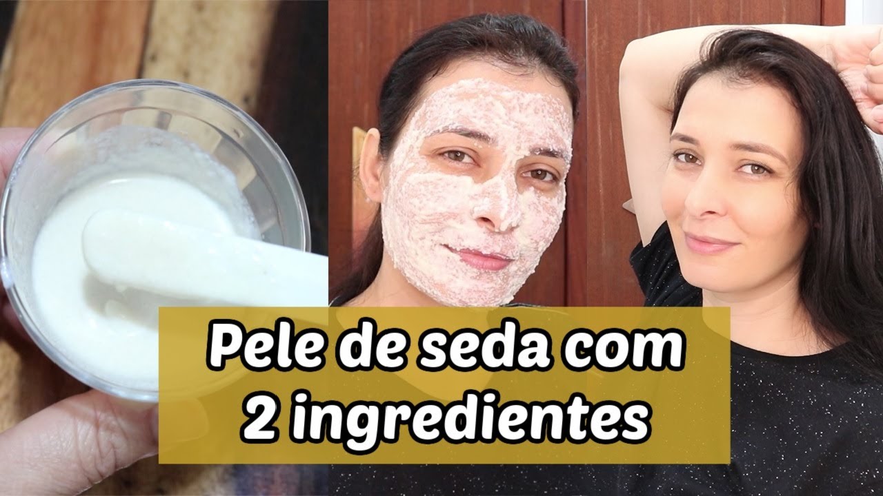 PELE DE SEDA COM APENAS 2 INGREDIENTES - sem manchas e rugas