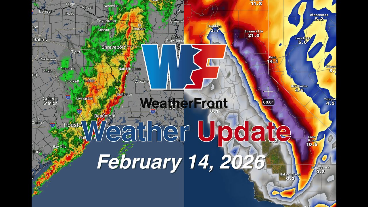 Severe Weather & Big Snow - Valentine's Day Weather Update