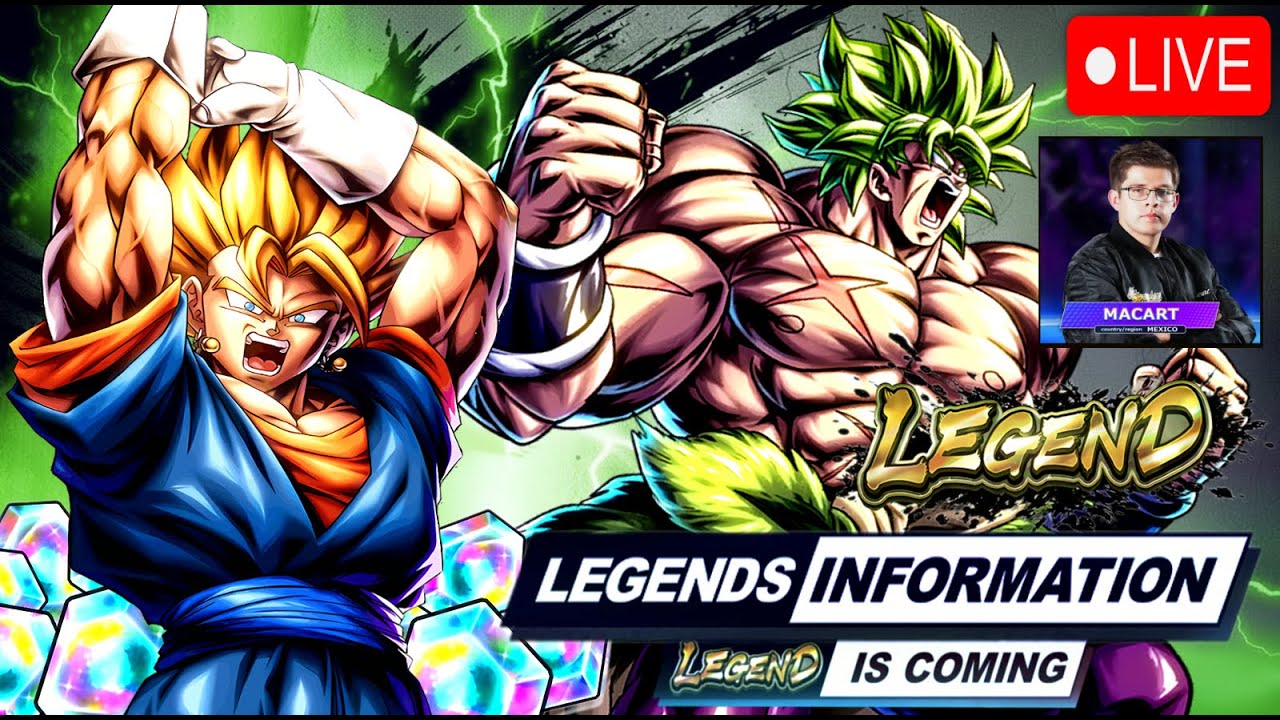 ¡GRAN ESPECIAL ENTREVISTA MACART! ¡NUEVO LEGENDS INFORMATION MAÑANA! BROLY LR Dragon Ball Legends