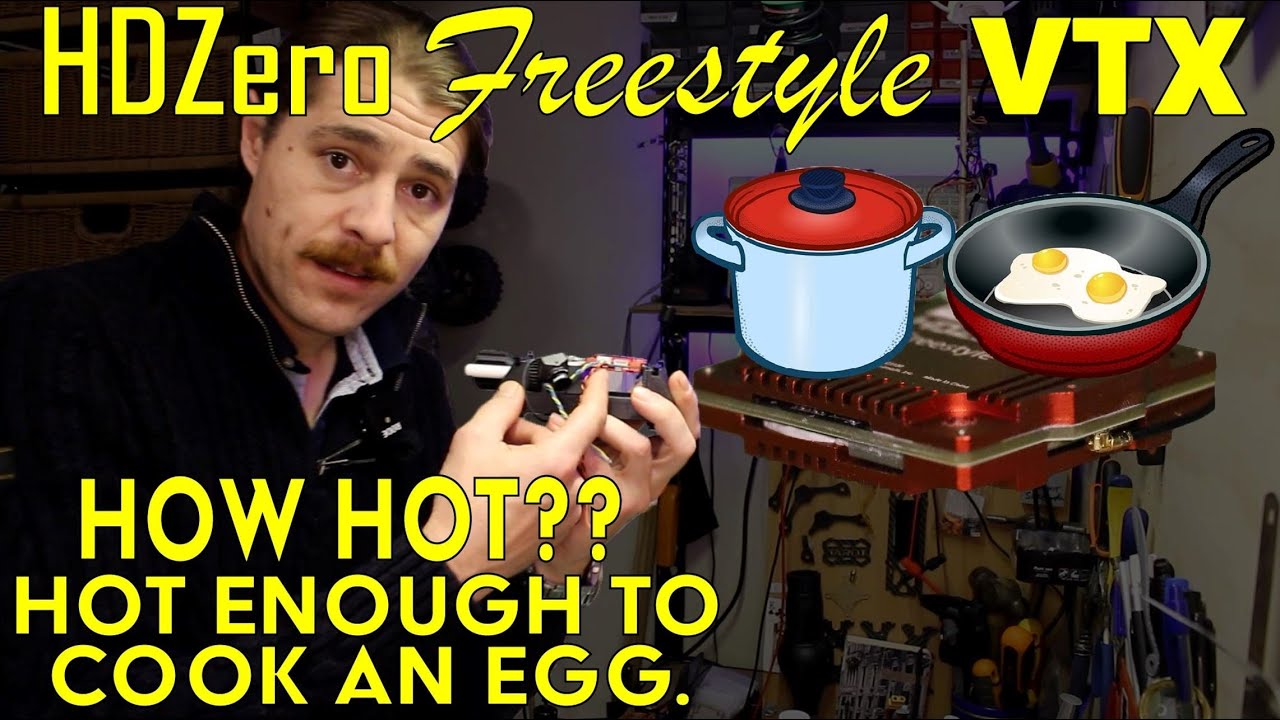 HDZero Freestyle Temperature Testing Hot Enought To Cook An Egg
