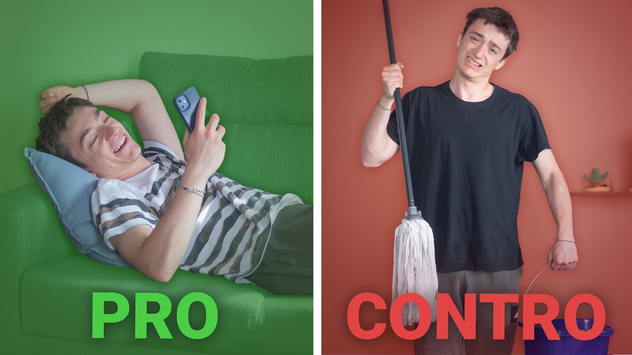 VIVERE da SOLO a 20 ANNI - Pro e Contro