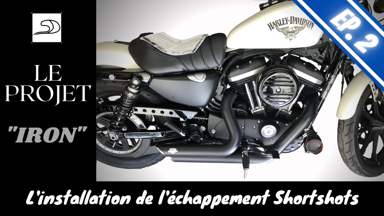 🛠️ Projet Iron – Ép02 : Comment installer l’échappement Shortshots Vance and Hines sur sportster 🏍️