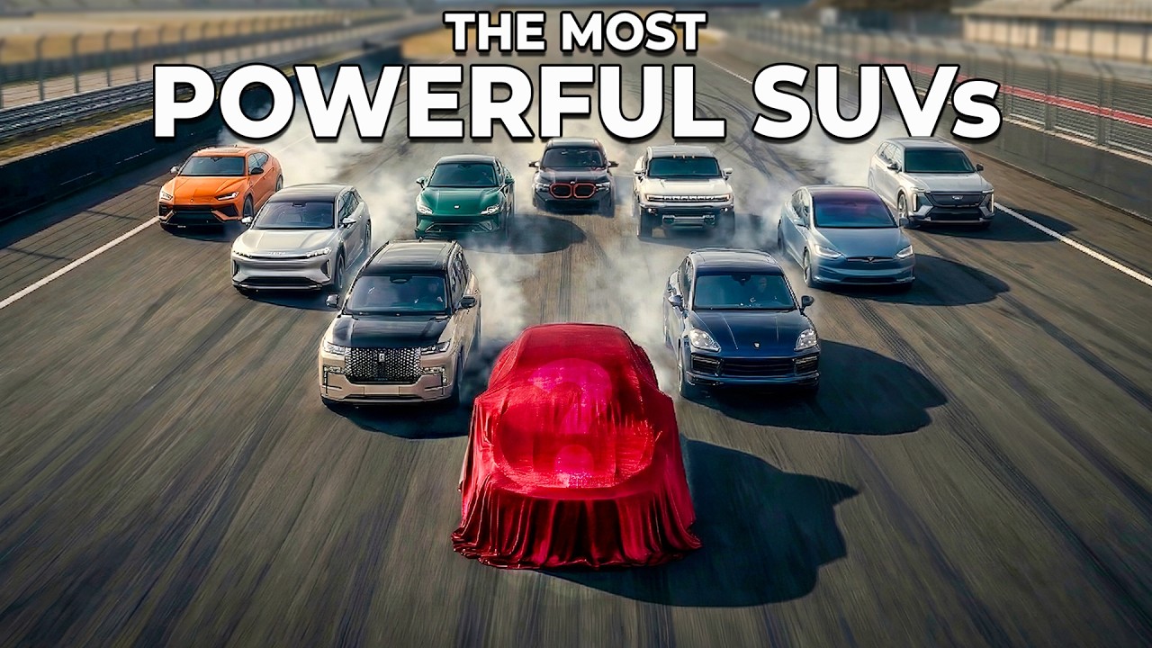 Most Powerful SUV in the World 2026 - From 738 HP to 1,381 HP