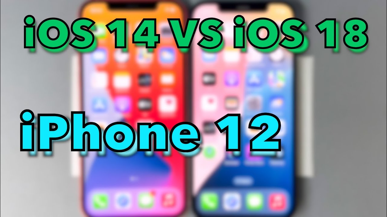 iPhone 12 iOS 14 VS iOS 18 | #apple #iphone #iphone12 #iphone12pro #ios #ios14 #ios18 #vs