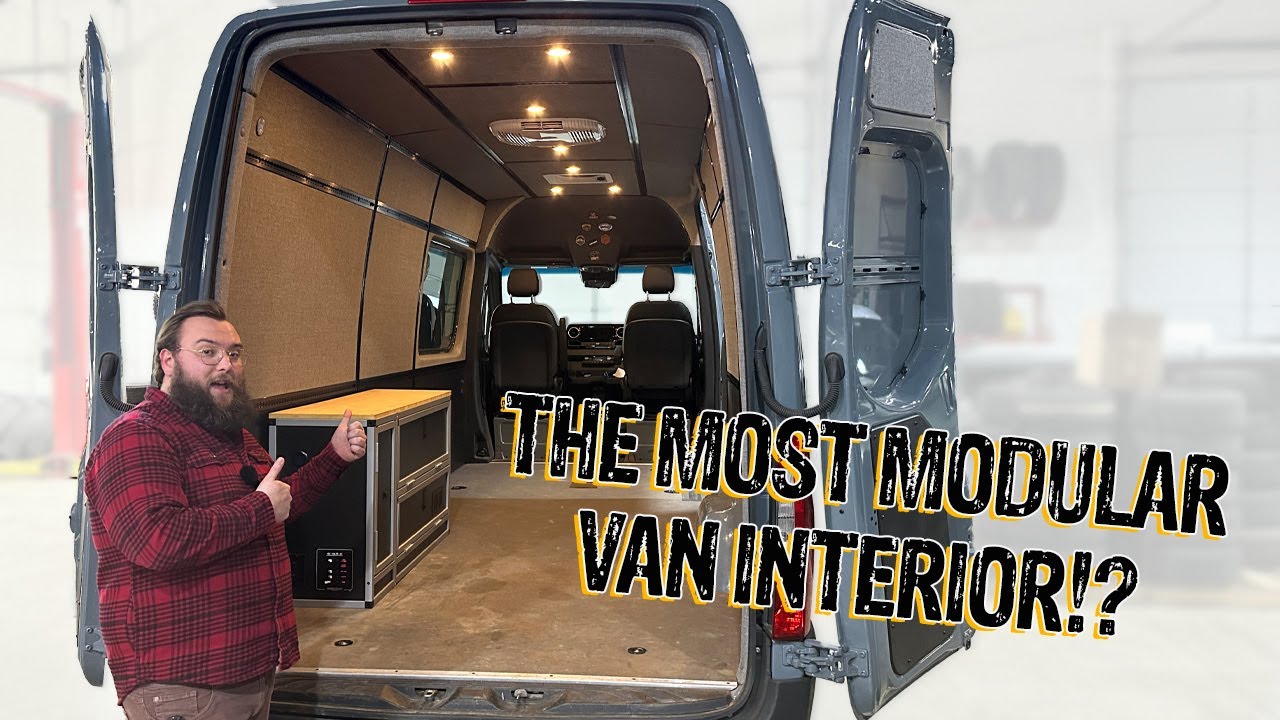 Обзор интерьера фургона Sprinter Van Adventure Wagon!
